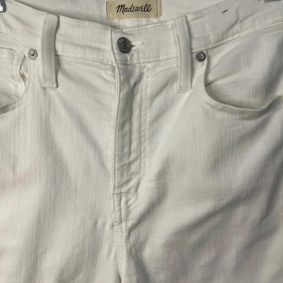 NWOT Madewell White Stovepipe Ankle Jeans size 28 - Picture 3 of 6
